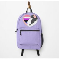 Genderfluid Pride Rat Backpack