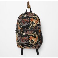 Dragons And Flowers Backpack