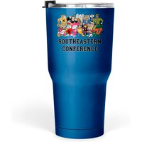 College Football Team Tumblers 30 Oz, Sec South Eastern Conference Mascots Tumblers 30 Oz