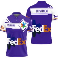Fedex Office Custom Name & Department Polo Shirt
