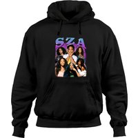 Vintage Sza Hoodies - 90s Style Black Fashion