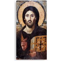 The Christ Pantocrator Of St. Catherine’s Monastery At Sinai Canvas