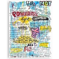 Marianne Williamson Quote - "our Deepest Fear Is Not That We Are Inadequate" Canvas