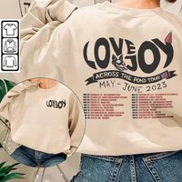 Lovejoy 2023 Music Shirt, 2 Side Across The Pond Tour 2023 Sweatshirt