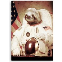 Astronaut Sloth Canvas
