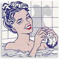 Woman In Bath, By Roy Lichtenstein Canvas