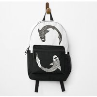 Yin And Yang Koi Fish Backpack