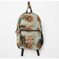 Orange Tabby Kitten Backpack
