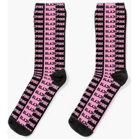 Blackpink Music Logo Socks