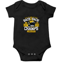 Michigan Back-to-back Big Ten Championship 2022 Onesies