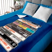 90's Rock, Cassette Tape Stack, Vintage Baby Blankets, Rock Fans, Music Baby Blankets