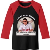 I Play Real Sports Kenny Powers Baseball Tees