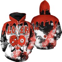 Loser Lover Drip Heart Sneaker Shirt Match Cherry 11s Hoodie