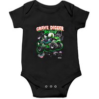 Vintage 1994 Grave Digger Monster Jam Trucks Onesies