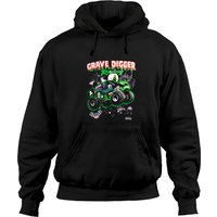 Vintage 1994 Grave Digger Monster Jam Trucks Hoodies