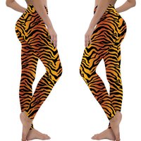 Tiger Stripe Print Leggings