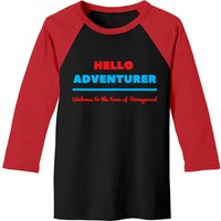 Hello Adventurer Funny Viva La Dirt League Vldl Baseball Tees