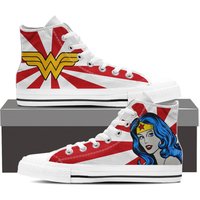 Wonder Woman Custom Men's High Top Sneakers