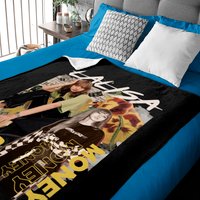 Lalisa Blackpink Korean Music Pop Fan Gift Baby Blankets, Blackpink Born Pink World Tour Baby Blankets
