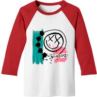 Blink Smile 182 Baseball Tees - Colorful World Tour Merchandise