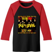 Pop Evil Skeletons Tour 2023 Baseball Tees, Pop Evil Skeletons Fans Gift Baseball Tees