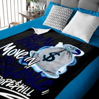 Real Ones Move In Silence Graphic To Match Jordan 6 Unc - University Blue Baby Blankets