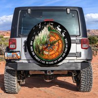 And Into The Forest I Go - Compass Spare Tire Cover