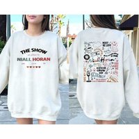 Niall Horan 2 Side Sweatshirt, The Show Album Track List 2 Sides Sweatshirt