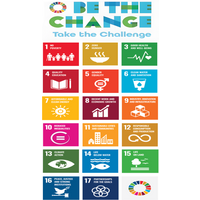 Global Goals Poster | Un Sdgs 2030 Poster, Be The Change Take The Challenge Poster