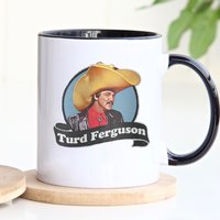 Turd Ferguson Mug, Norm Macdonald Mug, Comedian Mug