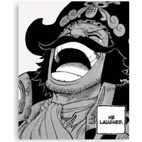 Gol D Roger Laugh Canvas