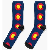 State Of Colorado Flag Socks