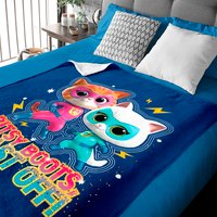 Super Kitties Baby Blankets, Superkitties Pounce Baby Blankets