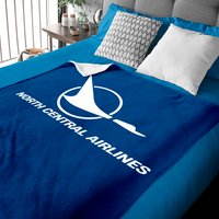 North Central Airlines Baby Blankets
