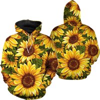 Sunflower Hoodie 3d