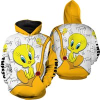 Tweety Bird Cute Tweety Bird 3d Printed Hoodie