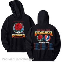 2 Sides Printed Dead And Co Final Tour 2023 Hoodie| Music Tour 2023 Sweatshirt For Fans