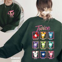 2 Sides Twice Lovelys Sweatshirt, Kpop Twice Shirt, Twice Merch, Once Gifts, Twice World Tour Tshirt