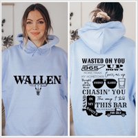 Wallen Western 2 Sided Hoodie