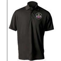 82nd Airborne Division W/ Ranger Tab Embroidered Moisture Wick Polo Shirt