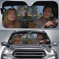 Tornado Movie Car Sunshade, Storm Chasing Duo Auto Sun Shade