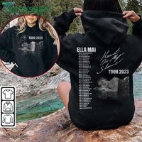 Ella Mai Heart On My Sleeve Tour 2023, Double-sided Hoodie, North America Concert
