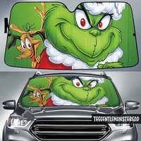 Funny Christmas Character Windshield Shade