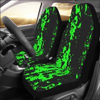 Neon Green Spray Bucket Seat Covers, Seat Covers For Vehicle