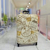 Travel The World Designed Luggage Cover Modern Luggage Protector Suitcase Cover