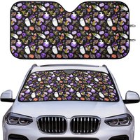 Spooky Witchy Cottagecore Car Sun Shade
