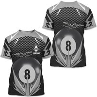 8 Ball Pool Thunder Billiard Player Personalized Name For Team, 3d T-shirt