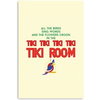Tiki Room Art Canvas