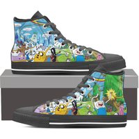 Adventure Time Shoes, Adventure Time Men's High Top Sneakers