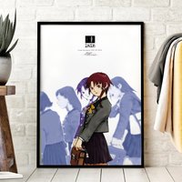 Serial Experiments Lain Ps1 Promo Premium Matte Vertical Poster